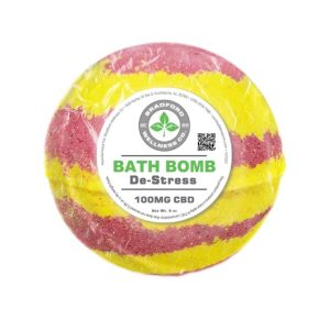 Bath bomb de-stress 100mg CBD - Bradford Wellness Co.