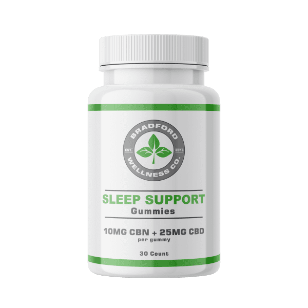 Sleep Support Gummies 10mg CBN + 25mg CBD - Bradford Wellness Co.