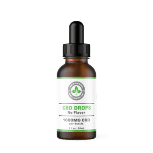 CBD Drops No Flavor 1000mg CBD - Bradford Wellness Co.